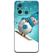 Чехол BoxFace Xiaomi Redmi 12C Skier Snowman