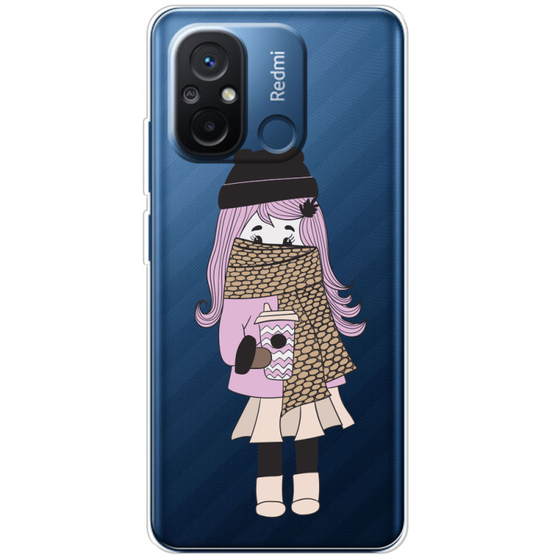 Прозрачный чехол BoxFace Xiaomi Redmi 12C Winter Morning Girl