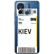 Прозрачный чехол BoxFace Xiaomi Redmi 12C Ticket Kiev