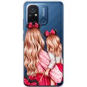 Прозрачный чехол BoxFace Xiaomi Redmi 12C Mouse Girls