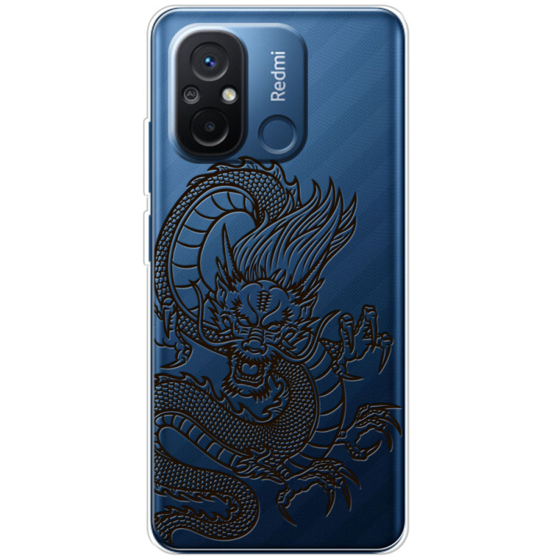 Прозрачный чехол BoxFace Xiaomi Redmi 12C Chinese Dragon