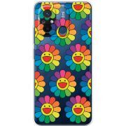 Прозрачный чехол BoxFace Xiaomi Redmi 12C Hippie Flowers