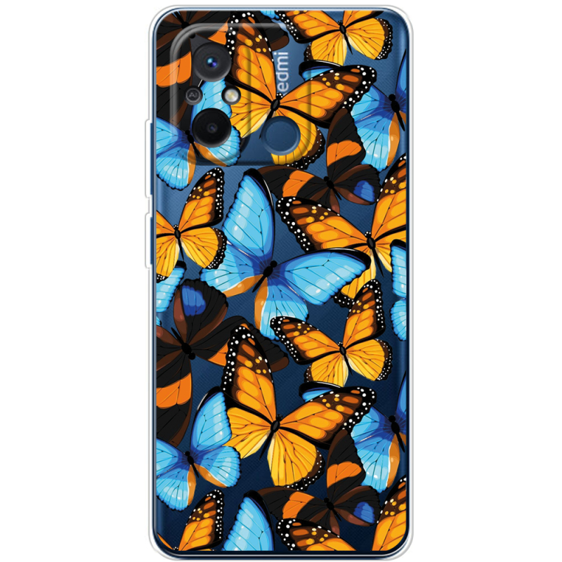 Прозрачный чехол BoxFace Xiaomi Redmi 12C Butterfly Morpho