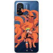 Прозрачный чехол BoxFace Xiaomi Redmi 12C Naruto and Kurama