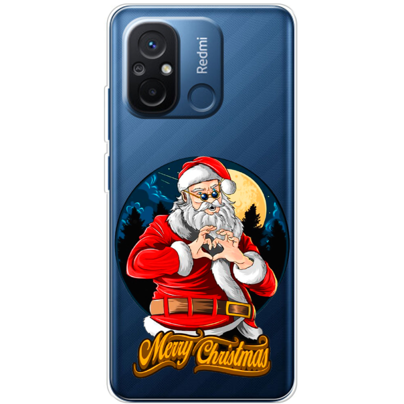 Прозрачный чехол BoxFace Xiaomi Redmi 12C Cool Santa