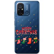 Прозрачный чехол BoxFace Xiaomi Redmi 12C Merry Christmas