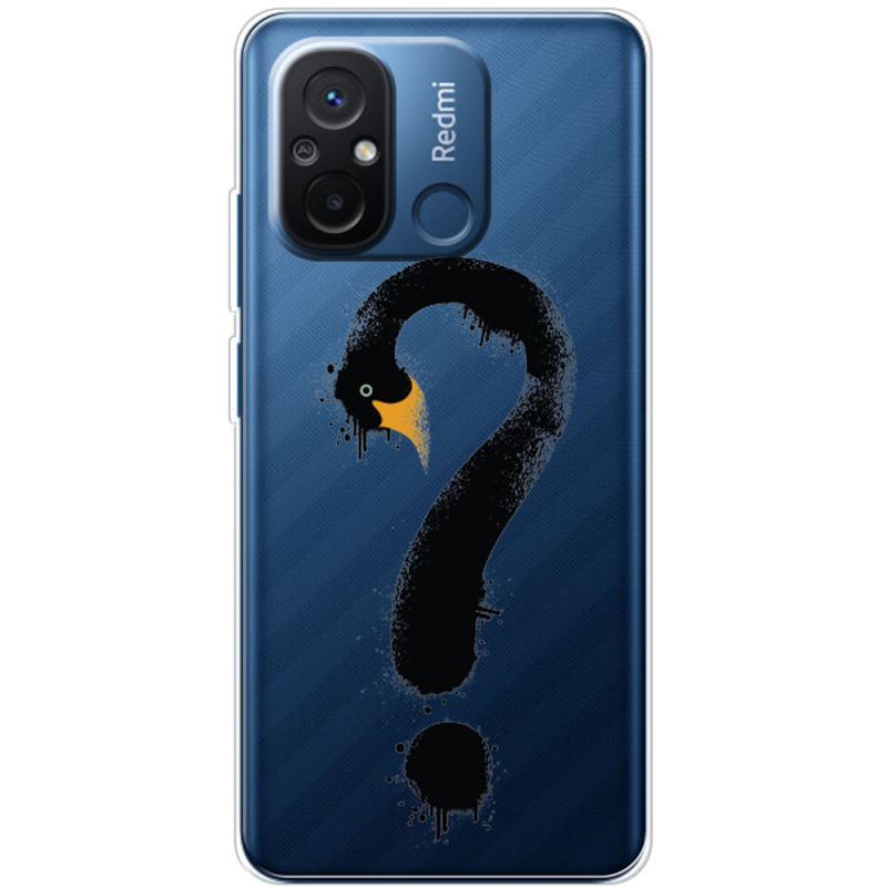 Прозрачный чехол BoxFace Xiaomi Redmi 12C Swan question