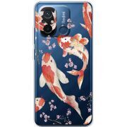 Прозрачный чехол BoxFace Xiaomi Redmi 12C Japanese Koi Fish