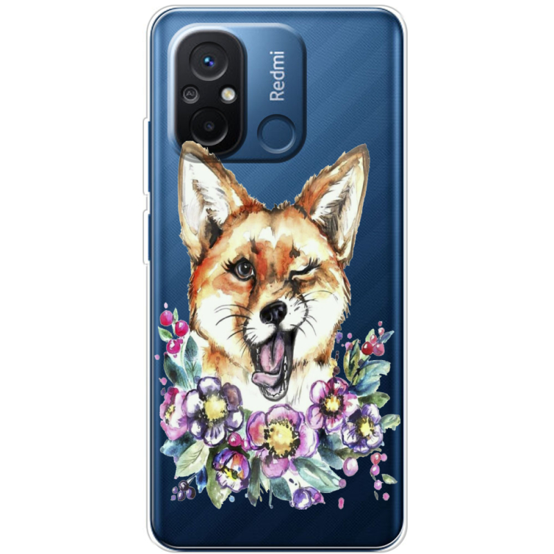 Прозрачный чехол BoxFace Xiaomi Redmi 12C Winking Fox