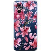 Прозрачный чехол BoxFace Xiaomi Redmi 12C Pink Magnolia