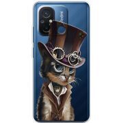 Прозрачный чехол BoxFace Xiaomi Redmi 12C Steampunk Cat