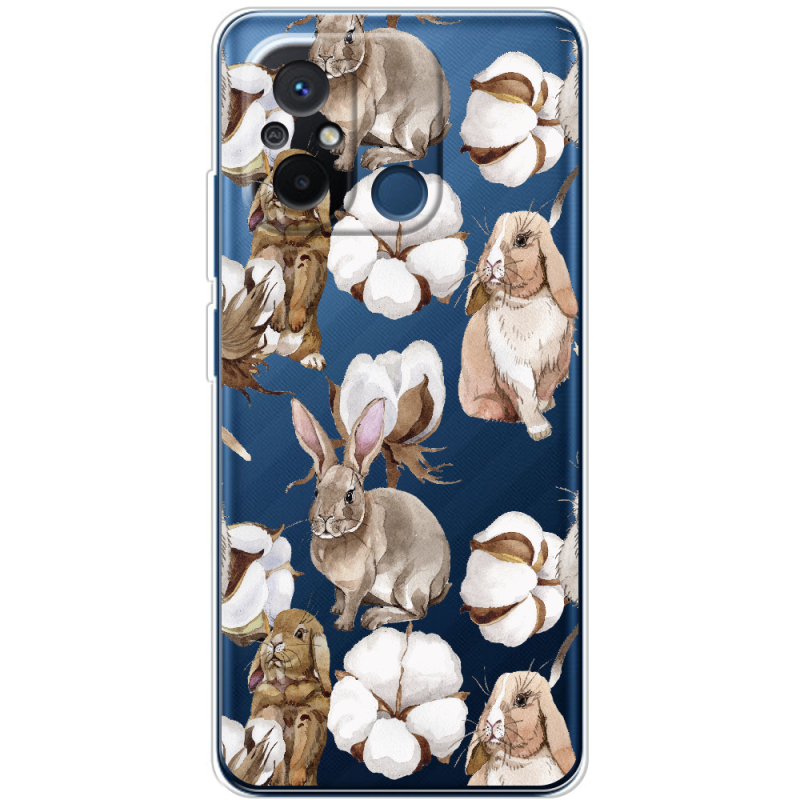 Прозрачный чехол BoxFace Xiaomi Redmi 12C Cotton and Rabbits