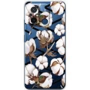 Прозрачный чехол BoxFace Xiaomi Redmi 12C Cotton flowers