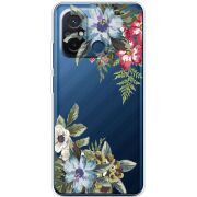 Прозрачный чехол BoxFace Xiaomi Redmi 12C Floral