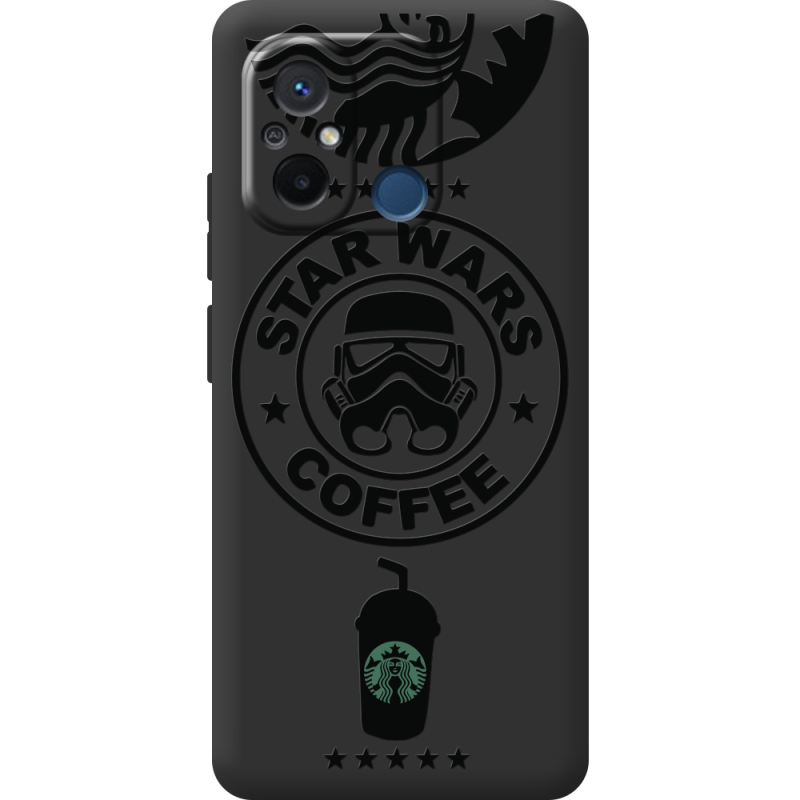 Черный чехол BoxFace Xiaomi Redmi 12C Dark Coffee