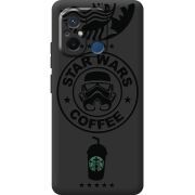 Черный чехол BoxFace Xiaomi Redmi 12C Dark Coffee