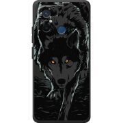 Черный чехол BoxFace Xiaomi Redmi 12C Wolf