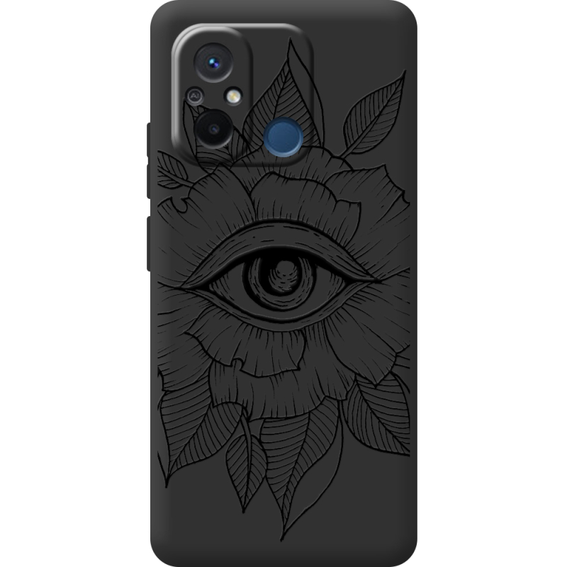 Черный чехол BoxFace Xiaomi Redmi 12C Eye