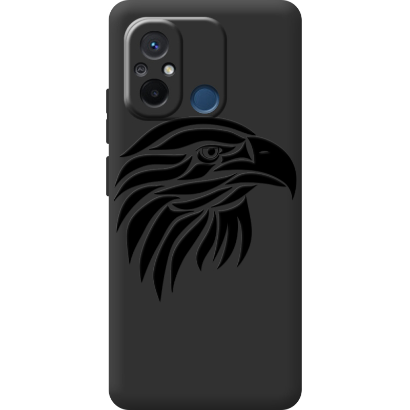 Черный чехол BoxFace Xiaomi Redmi 12C Eagle