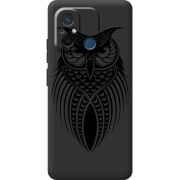 Черный чехол BoxFace Xiaomi Redmi 12C Owl