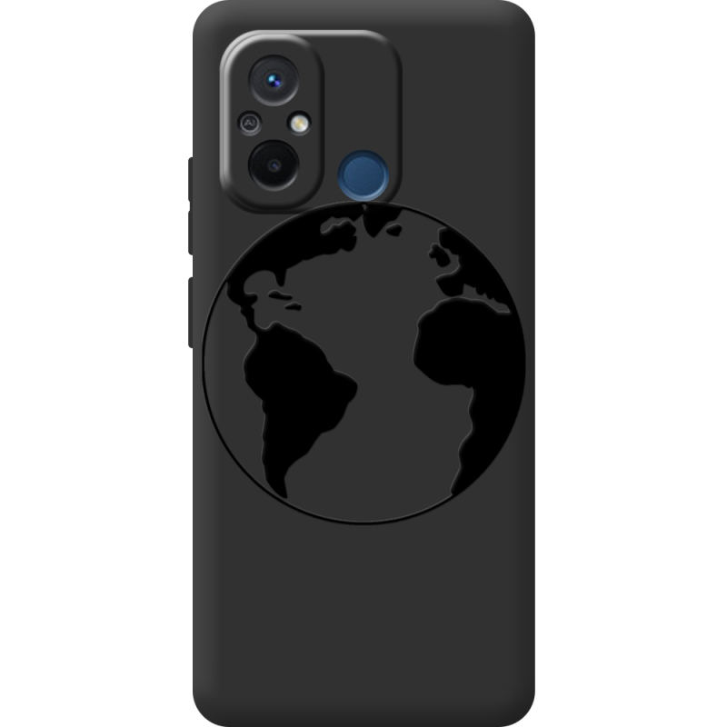 Черный чехол BoxFace Xiaomi Redmi 12C Earth