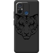 Черный чехол BoxFace Xiaomi Redmi 12C Tiger