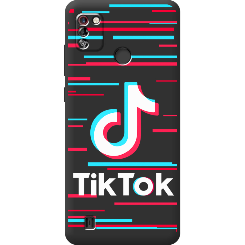 Черный чехол BoxFace Tecno Pop 4 Pro Tik Tok