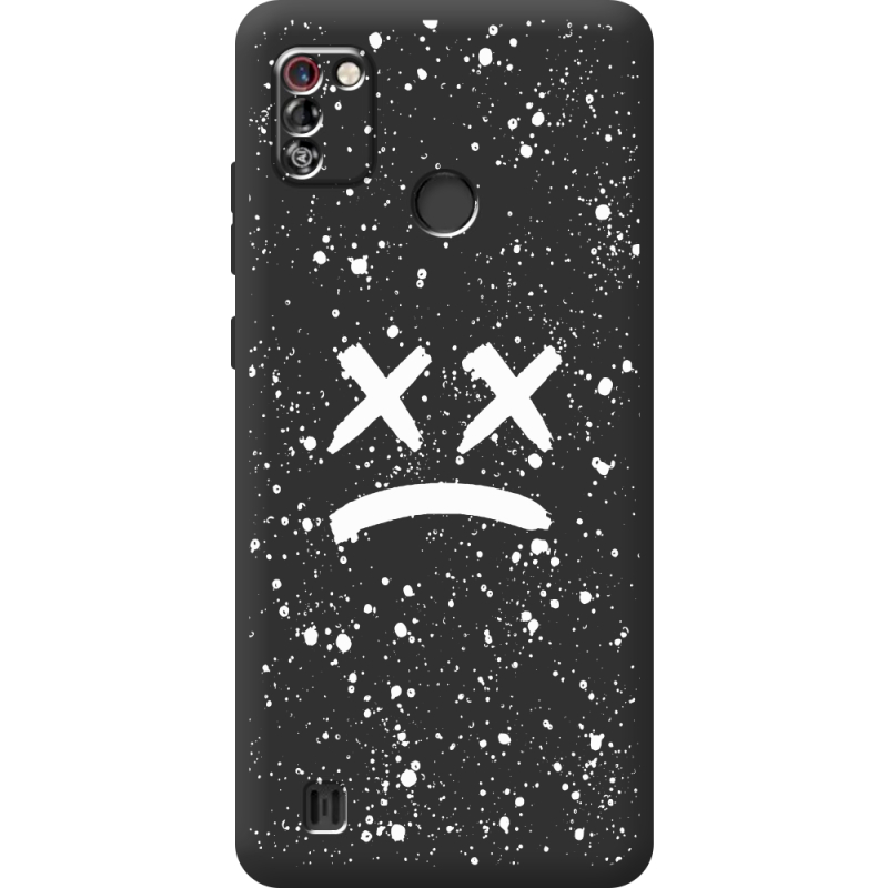 Черный чехол BoxFace Tecno Pop 4 Pro Sad Way