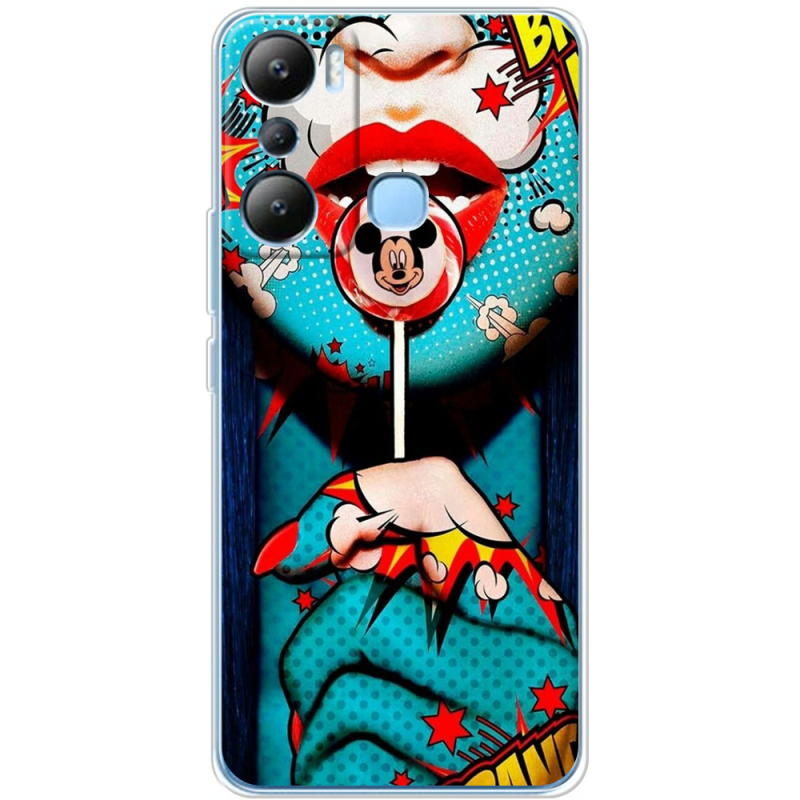 Чехол BoxFace Infinix Hot 20i Girl Pop Art