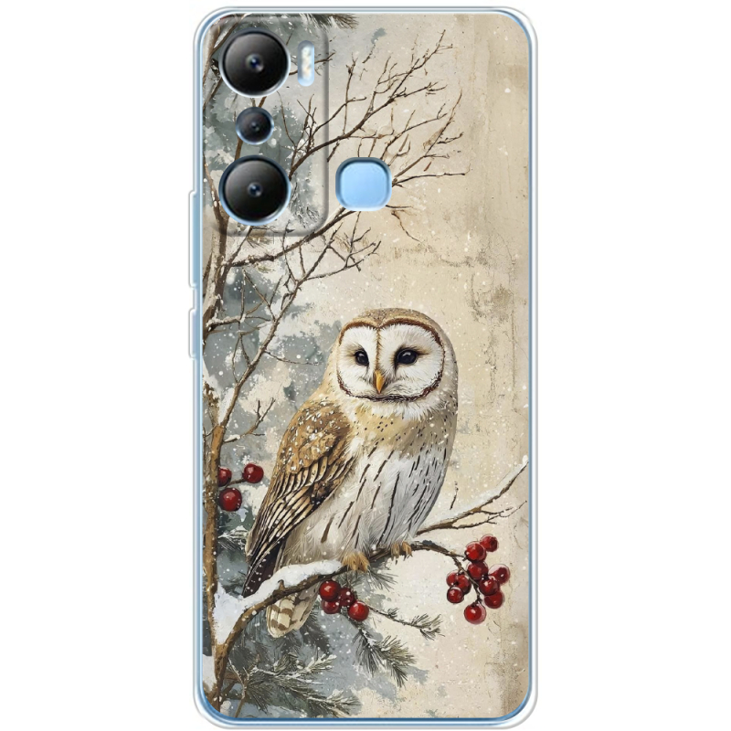 Чехол BoxFace Infinix Hot 20i Christmas Owl