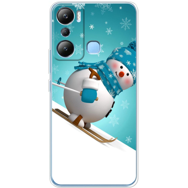 Чехол BoxFace Infinix Hot 20i Skier Snowman