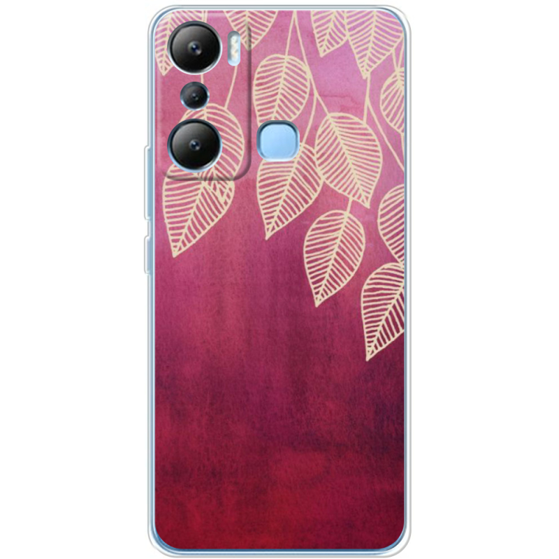 Чехол BoxFace Infinix Hot 20i Gold Leaves