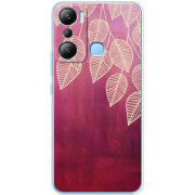 Чехол BoxFace Infinix Hot 20i Gold Leaves