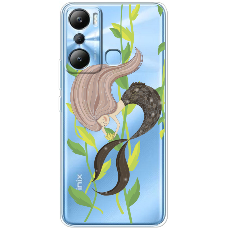 Прозрачный чехол BoxFace Infinix Hot 20i Cute Mermaid
