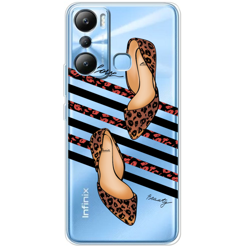 Прозрачный чехол BoxFace Infinix Hot 20i Love Beauty