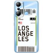 Прозрачный чехол BoxFace Infinix Hot 20i Ticket Los Angeles