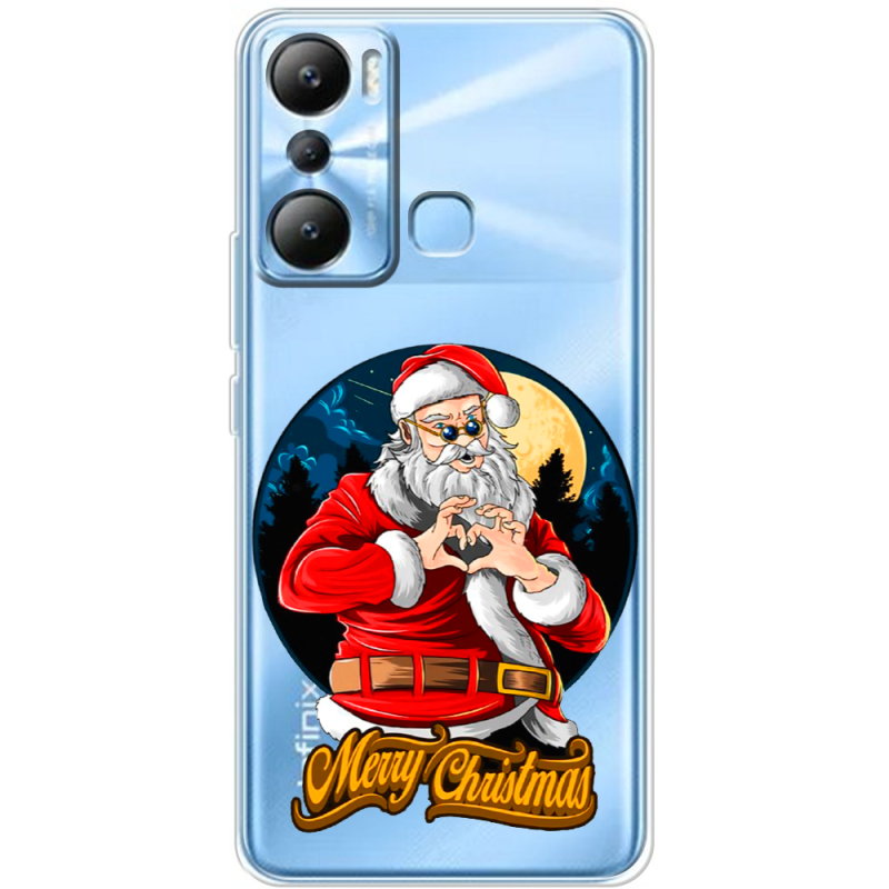 Прозрачный чехол BoxFace Infinix Hot 20i Cool Santa
