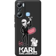 Черный чехол BoxFace Infinix Hot 20i For Karl