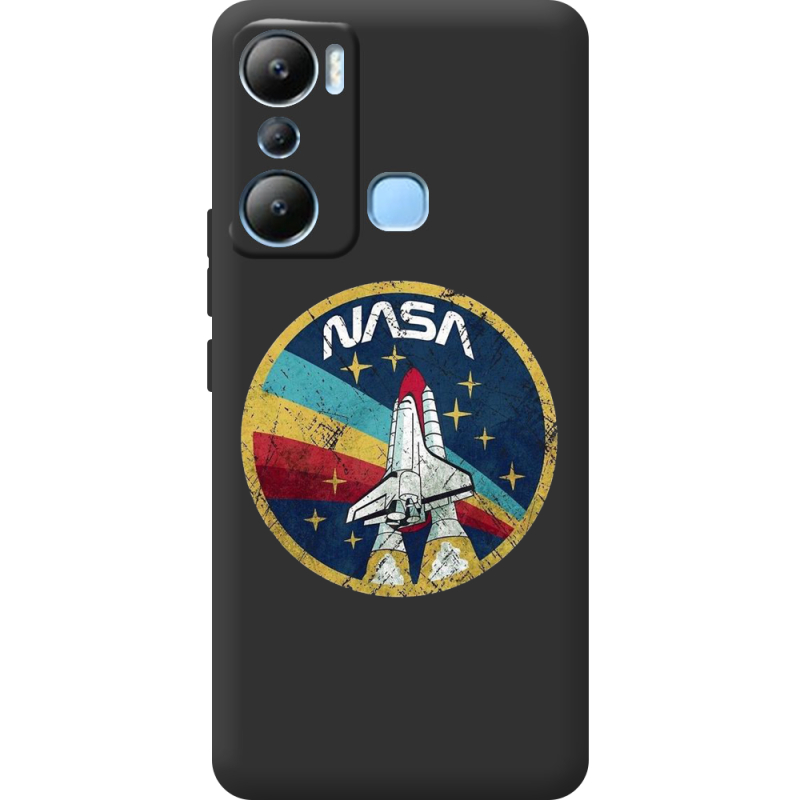 Черный чехол BoxFace Infinix Hot 20i NASA