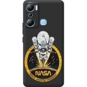 Черный чехол BoxFace Infinix Hot 20i NASA Spaceship