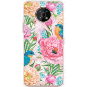 Чехол BoxFace Nokia G50 Birds in Flowers