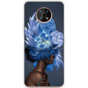 Чехол BoxFace Nokia G50 Exquisite Blue Flowers