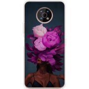 Чехол BoxFace Nokia G50 Exquisite Purple Flowers