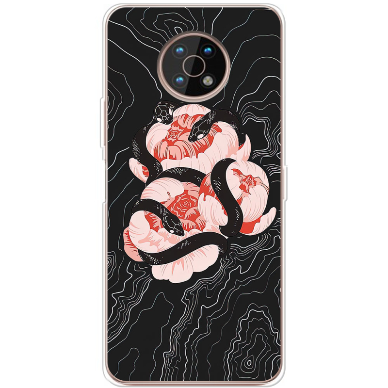 Чехол BoxFace Nokia G50 Snake Rose