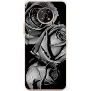 Чехол BoxFace Nokia G50 Black and White Roses