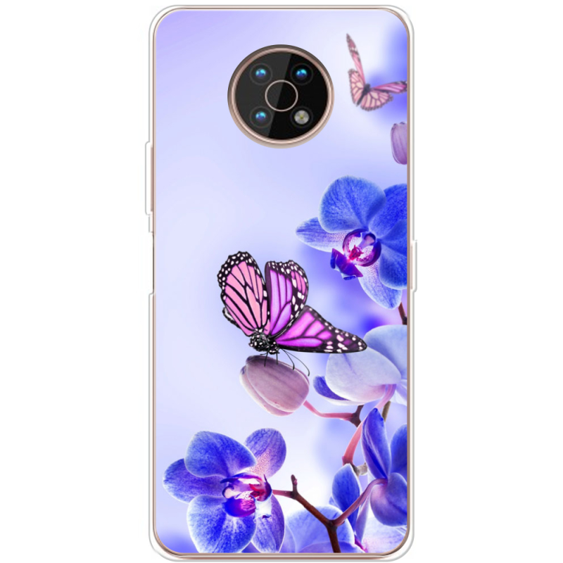 Чехол BoxFace Nokia G50 Orchids and Butterflies