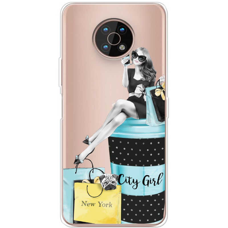 Прозрачный чехол BoxFace Nokia G50 City Girl