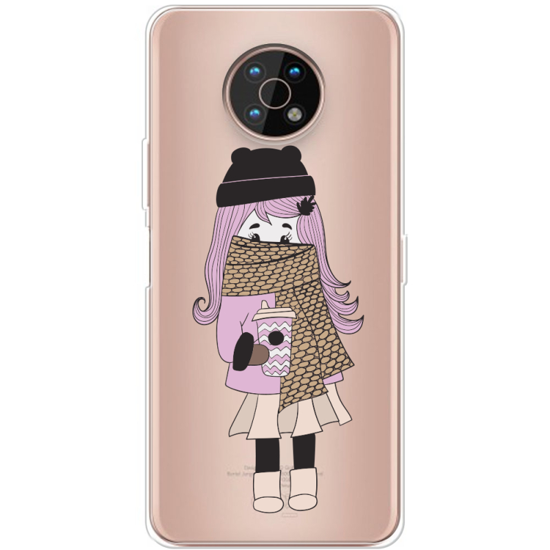 Прозрачный чехол BoxFace Nokia G50 Winter Morning Girl