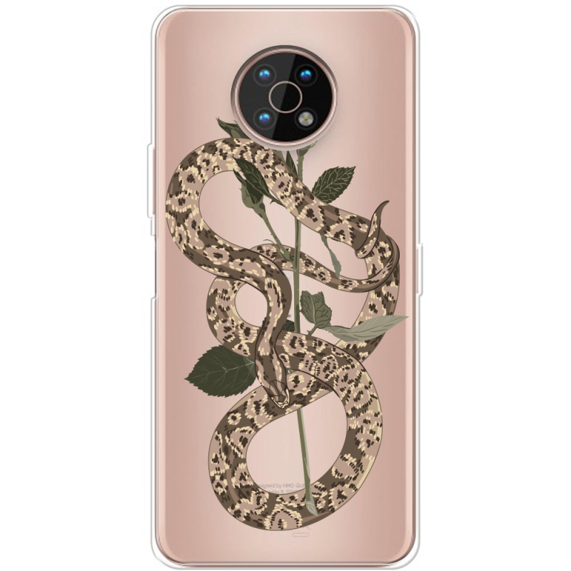 Прозрачный чехол BoxFace Nokia G50 Glamor Snake