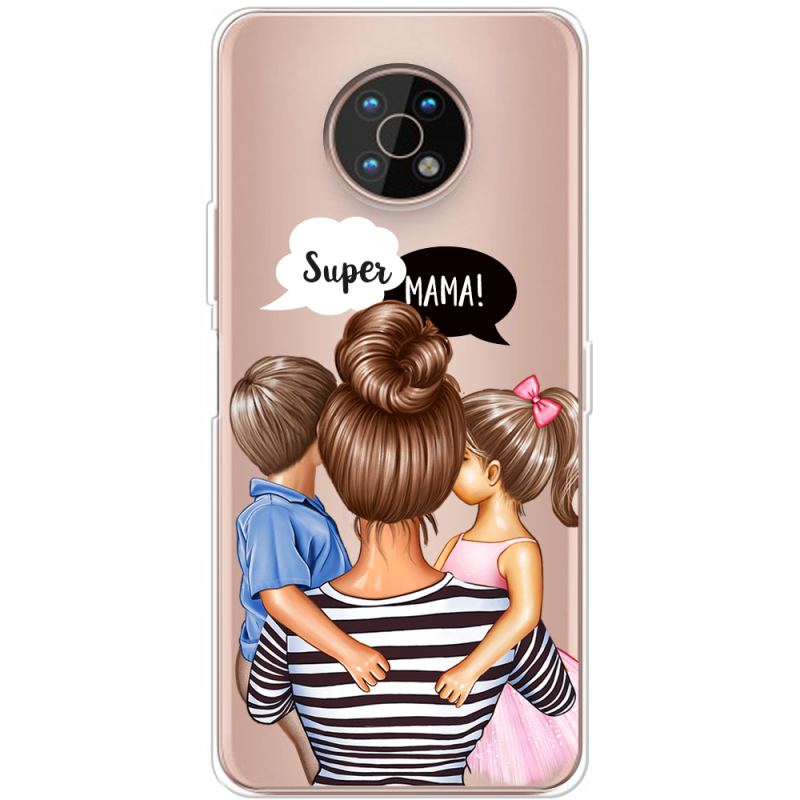 Прозрачный чехол BoxFace Nokia G50 Super Mama